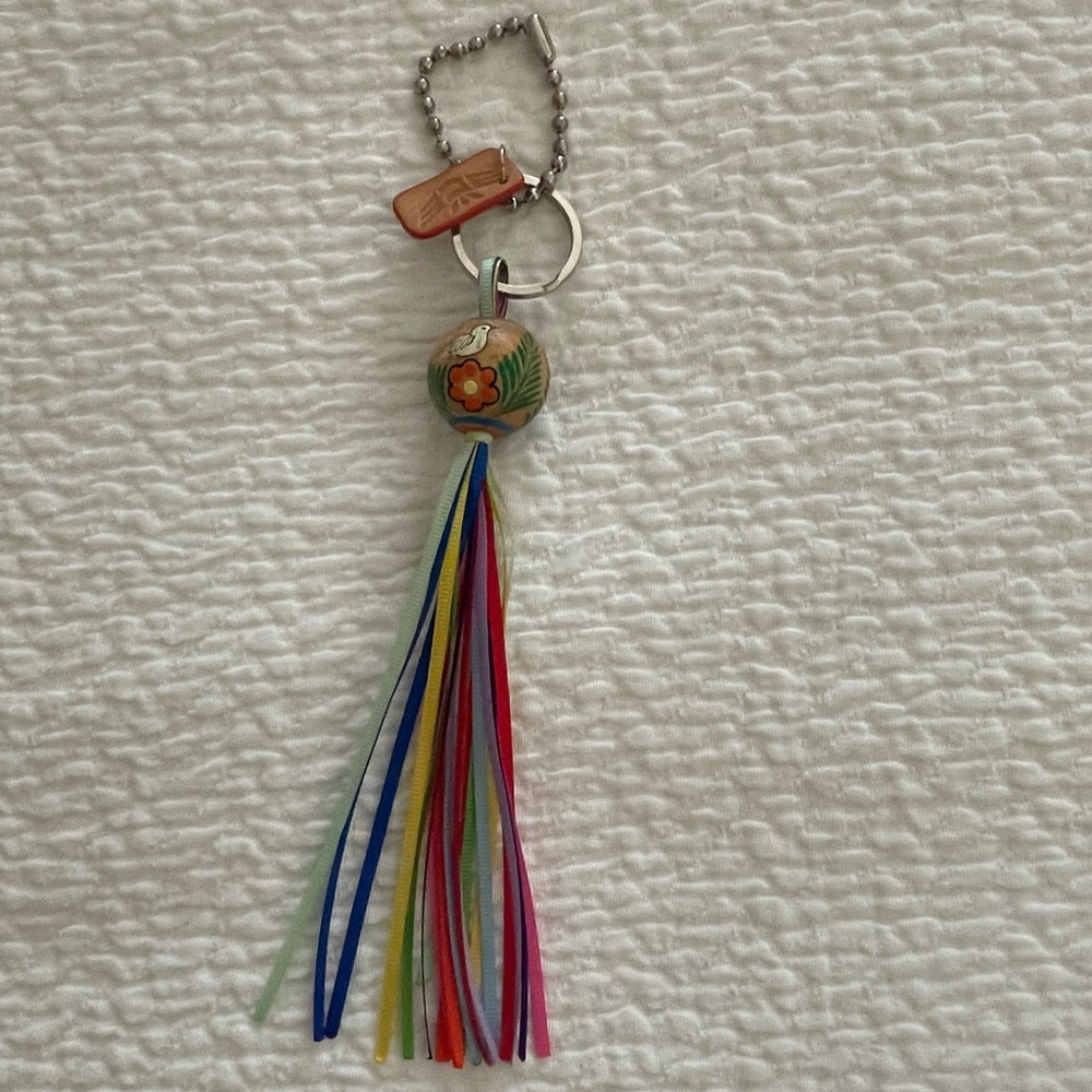Consuela Multicolor Tassel Bag Charm